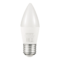 Лампа светодиодная Старт Candle C37 E27 10W 4000К 220V свеча WS (1/10/100)