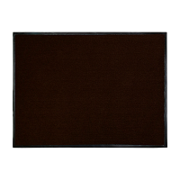 Коврик придверный VORTEX "TRIP" 90х120см ребристый коричневый (1/8)