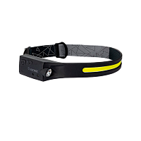 Фонарь налобный Космос 504Lit 20WCOBLED+2WXPELED 1COBLED+1LED от аккум IP54 4 режима чер (1/30/120)