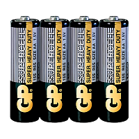 Батарейка GP Supercell R6 AA Shrink 4 Heavy Duty 1.5V (4/40/200/1000) R