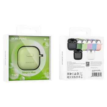 Наушники вставные Borofone BW29 bluetooth 5.3 с микр. зеленый (1/22/132)
