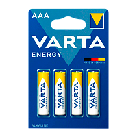Батарейка Varta ENERGY LR03 AAA BL4 Alkaline 1.5V (4103) (4/40/200)