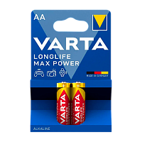 Батарейка Varta LONGLIFE MAX POWER (MAX TECH) LR6 AA BL2 Alkaline 1.5V (4706) (2/40/200)