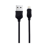 Кабель HOCO X6 USB (m)-Lightning (m) 1м 2.4A силикон черный (1/30/300)