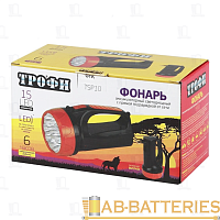 Фонарь туристический Трофи TSP10 1.08W 10LED от аккумулятора черный (1/40/480)