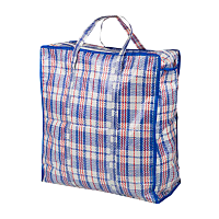 Сумка на молнии "Клетка" Рыжий кот  50х45х20см (1/12/240)