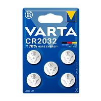 Батарейка Varta ELECTRONICS CR2032 BL5 Lithium 3V (6032) (5/50/500)