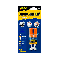 Клей Секунда эпоксидный 3+3мл BL1 шприц (1/12/72)