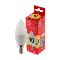 Лампа светодиодная Старт B35 E14 10W 2700К 220V свеча Eco матовая (1/10/100)