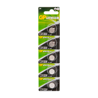 Батарейка GP CR1220 BL5 Lithium 3V (5/100/2000) 