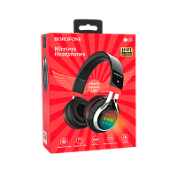 Наушники полноразмерные Borofone BO8 bluetooth 5.0 с микр. черный (1/12/36)