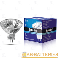 Лампа галогенная Camelion MR11 GU4 20W 2800К 12V софит 35мм прозрачная (1/10/200)