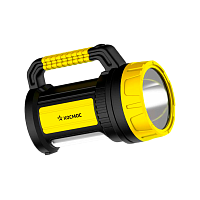 Фонарь туристический Космос 2005 5W 1LED от аккумулятора 3 режима черный желтый (1/16)