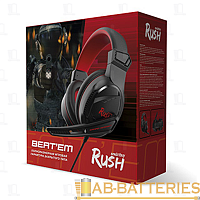 Наушники полноразмерные Smartbuy Rush BEAT'EM с микр. игровые черный красный (1/20) 