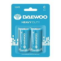 Батарейка Daewoo R14 C BL2 Heavy Duty 1.5V (2/24/192)