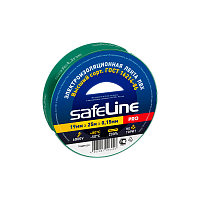 Изолента Safeline ПВХ 19мм*25м зеленый (10/160)
