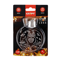 Ночник Старт Сова 2LED 3D (1/24/96)