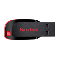 Флеш-накопитель SanDisk Cruzer Blade CZ50 64GB USB2.0 пластик черный 