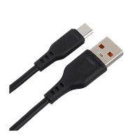 Кабель GoPower GP01M USB (m)-microUSB (m) 1м 2.4A ПВХ черный (1/200/800)