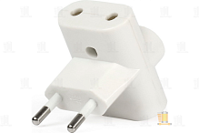 Разветвитель Smartbuy 3р.Б/З 6A под плоскую вилку белый (1/25)