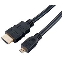 Кабель Perfeo HDMI (m)-microHDMI (m) 2м черный (1/30)