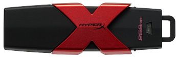 Флеш-накопитель Kingston HyperX Savage HXS3 256GB USB3.1 пластик черный красный 