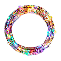 Гирлянда Космос 1.5м лампочки нить от батареек ассорти (1/150)