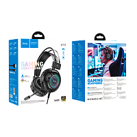 Наушники полноразмерные HOCO W110 с микр. черный (1/20)