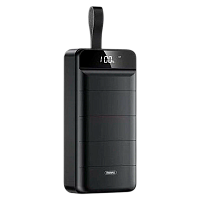 Внешний аккумулятор Remax RPP-184 40000mAh 2.1A 10W 3USB/Lightning/Type-C черный (1/18)