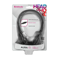 Наушники накладные Defender 101 Aura черный (1/50)