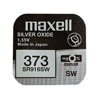 Батарейка Maxell 373 (SR916SW) BL1 Silver Oxide 1.55V 0%Hg (1/10/100) 