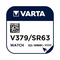Батарейка Varta 379 (SR521SW) BL1 Silver Oxide 1.55V (1/10/100) 