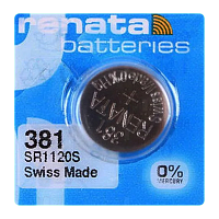 Батарейка Renata 381 (SR1120SW) Silver Oxide 1.55V (1/10/100)