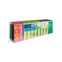 Губка для посуды Lemon Moon 87х58х23мм 12шт. (1/40)