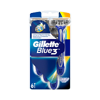 Бритва одноразовая Gillette "BLUE3 COMFORT" 3 лезвия 6+2шт. (1/3/12)
