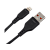 *Кабель GoPower GP01L USB (m)-Lightning (m) 1.0м 2.4A ПВХ черный (1/200/800) 