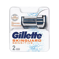 Сменные кассеты Gillette "FUSION SKINGUARD" 2 лезвия 2шт. (цена за 1 шт) (2/20)