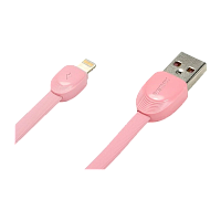 Кабель Remax RC-040I Shell USB (m)-Lightning (m) 1м 2.1A розовый (1/35)