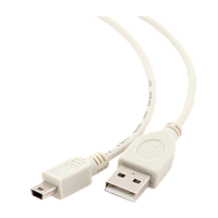 Кабель Smartbuy K-640 USB (m)-miniUSB (m) 1.8м 2.1A силикон прозрачный (1/200)