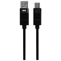 Кабель MORE CHOICE K87a USB (m)-Type-C (m) 1м 3.0A нейлон черный