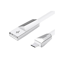 Кабель HOCO X4 USB (m)-Type-C (m) 1.2м 2.4A силикон белый (1/32/320)