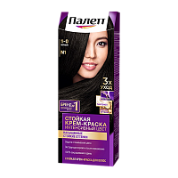 Краска для волос Schwarzkopf Palette 110мл N1 (1-0) Чёрный (1/10) 