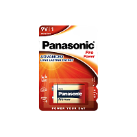 Батарейка Panasonic PRO Power Крона 6LR61 BL1 Alkaline 9V (1/12/60)