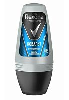Дезодорант мужской Rexona Кобальт роликовый 50мл (1/6)