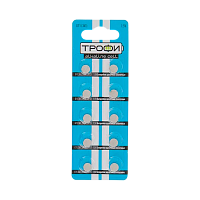 Батарейка Трофи G11/LR721/LR58/362A/162 BL10 Alkaline 1.55V (10/200/1600)