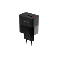 Сетевое З/У Космос 1USB/Type-C 30W QC3.0 / PD3 черный (1/40/80)