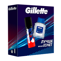 Набор Gillette (пена для бритья Классическая 50мл+лосьон после бритья 50мл) (1/4)