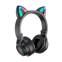 Наушники полноразмерные Borofone BO18 bluetooth 5.0 с микр. черный (1/36)