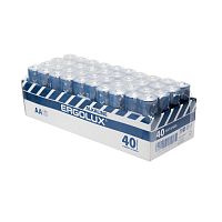 Батарейка Ergolux LR6 AA BOX40 ПРОМО Alkaline 1.5V (40/480)