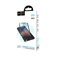 Внешний аккумулятор HOCO J37 10000mAh 2.0A 2USB/Type-C беспр. зар. Qi черный (1/39)